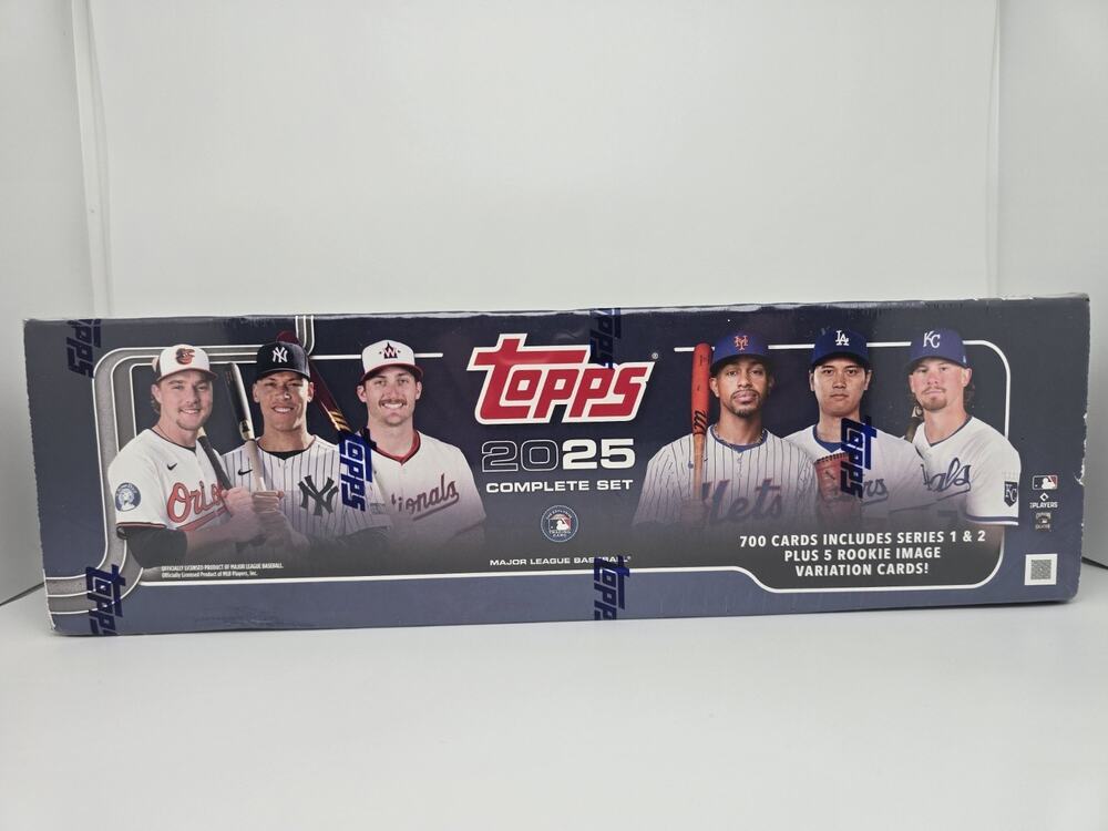 2025 Topps Baseball Complete 700 Card Retail Factory Set and 5 Rookie Variations